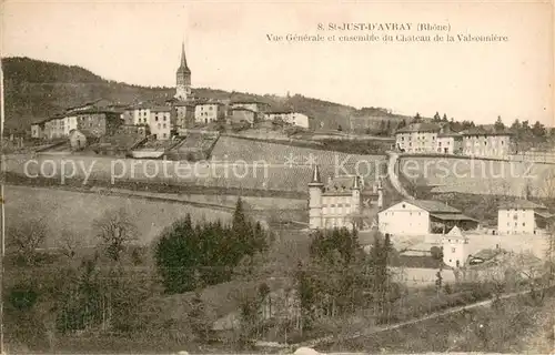 AK / Ansichtskarte Saint Just d_Avray Vue generale et ensemide du Chateau de la Valsonniere Saint Just d_Avray