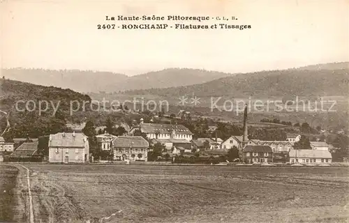 AK / Ansichtskarte Ronchamp_Haute_Saone Filatures et Tissages Ronchamp_Haute_Saone