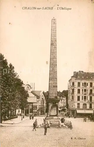 AK / Ansichtskarte Chalon sur Saone Obelisque Chalon sur Saone