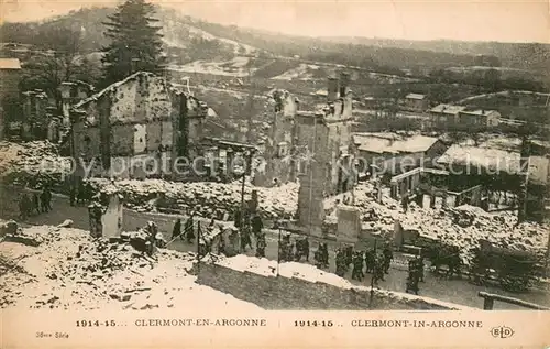 AK / Ansichtskarte Clermont en Argonne 1914 15 Vue generale Clermont en Argonne