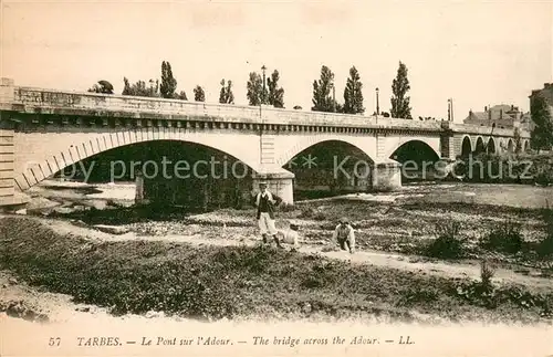 AK / Ansichtskarte Tarbes le Pont sur l Adou Tarbes