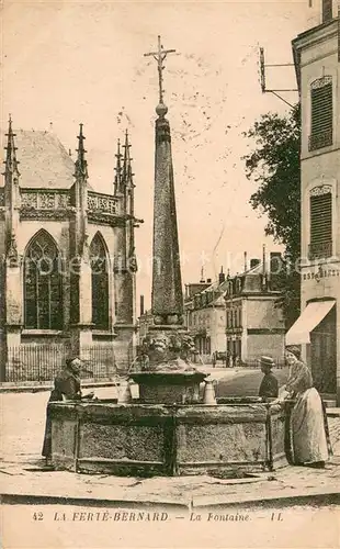 AK / Ansichtskarte La_Ferte Bernard La Fontaine La_Ferte Bernard