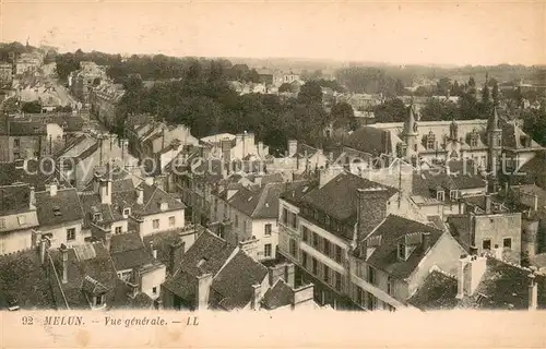 AK / Ansichtskarte Melun_Seine_et_Marne Vue generale Melun_Seine_et_Marne