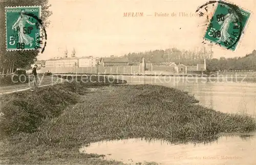 AK / Ansichtskarte Melun_Seine_et_Marne Pointe de lIle  Melun_Seine_et_Marne