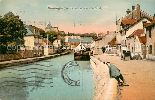 AK / Ansichtskarte Montargis_Loiret Les bords Canal Montargis Loiret