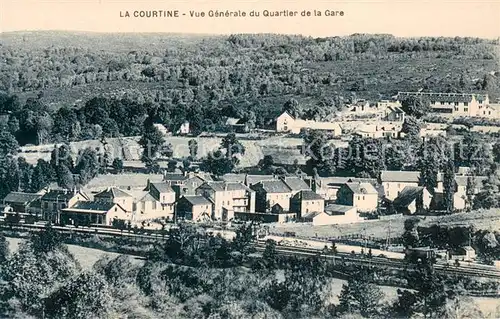 AK / Ansichtskarte La_Courtine Vue generale du Quartier de la Gare La_Courtine