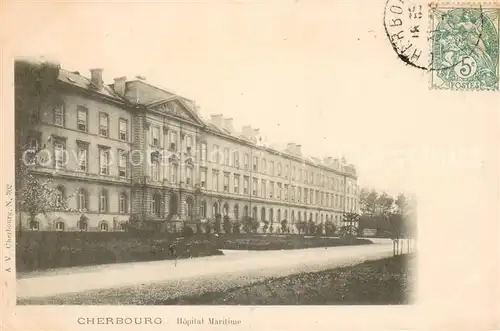 AK / Ansichtskarte Cherbourg Hopital Maritime Cherbourg