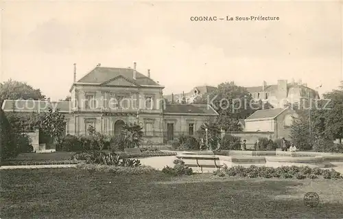 AK / Ansichtskarte Cognac_Charente La Sous Prefecture 