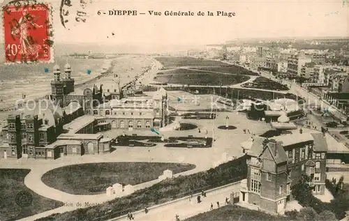 AK / Ansichtskarte Dieppe_Seine Maritime Vue generale de la Plage Dieppe Seine Maritime