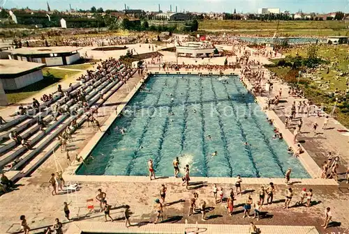 AK / Ansichtskarte Mulhouse_Muehlhausen Stade nautique municipal Le Bassin Olympique Mulhouse Muehlhausen