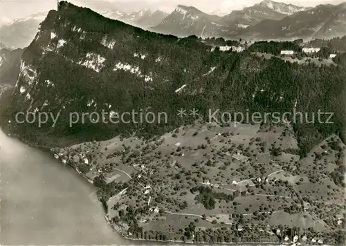 AK / Ansichtskarte Buergenstock_Vierwaldstaettersee Fliegeraufnahme mit Hotels Buergenstock