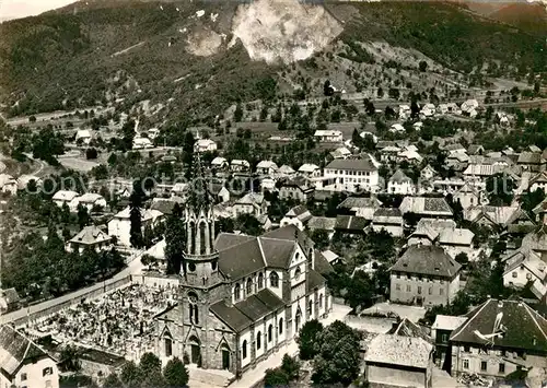 AK / Ansichtskarte Willer sur Thur Eglise Vue aerienne Willer sur Thur