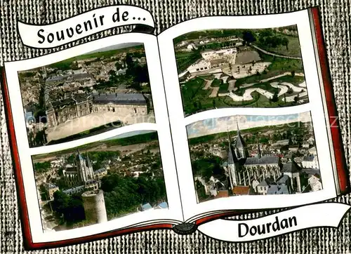 AK / Ansichtskarte Dourdan Chateau Cathedrale Parc Dourdan