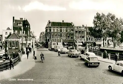AK / Ansichtskarte Leiden Blauwpoortsbrug Leiden
