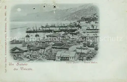 AK / Ansichtskarte Trieste Porto nuovo Neuer Hafen Trieste