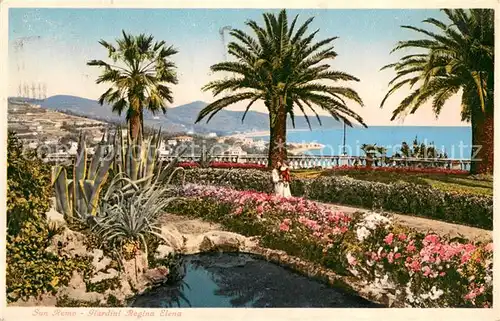 AK / Ansichtskarte San_Remo Giardini Regina Elena San_Remo
