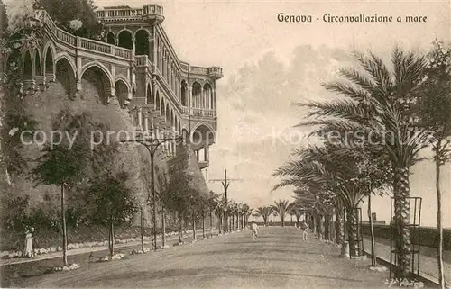 AK / Ansichtskarte Genova_Genua_Liguria Circonvallazione a mare Genova_Genua_Liguria