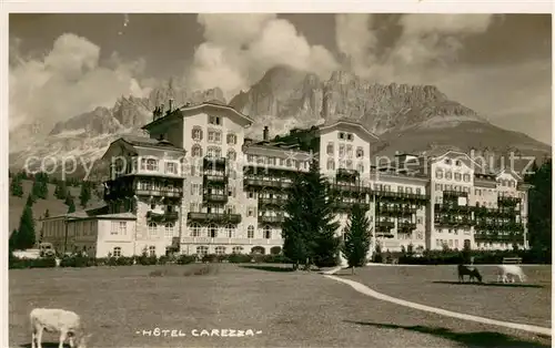 AK / Ansichtskarte Cortina_d_Ampezzo Hotel Carezza Passo di Falzarego Dolomiten Cortina_d_Ampezzo
