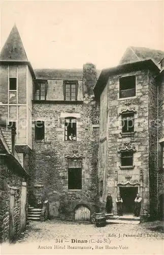 AK / Ansichtskarte Dinan Ancien Hotel Beaumanoir Rue Haute Voie Dinan