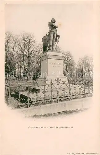 AK / Ansichtskarte Coulommiers Statue de Beaurepaire Monument Coulommiers