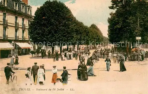 AK / Ansichtskarte Troyes_Aube Boulevard du 14 Juillet Troyes Aube