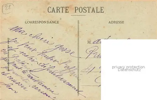 AK / Ansichtskarte Gallardon Ruines d une tour feodale Xe siecle Eglise Saint Pierre XIIe siecle Gallardon