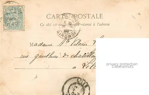 AK / Ansichtskarte Libourne Un coin du jardin public Libourne