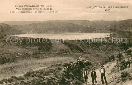 AK / Ansichtskarte Le_Lac d_Issarles Vue generale prise de la Sage Le_Lac d_Issarles