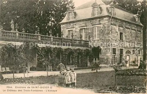 AK / Ansichtskarte Trois Fontaines l_Abbaye Chateau l Abbaye Trois Fontaines l Abbaye