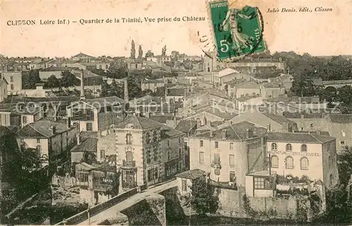 AK / Ansichtskarte Clisson Quartier de la Trinite vue prise du Chateau Clisson