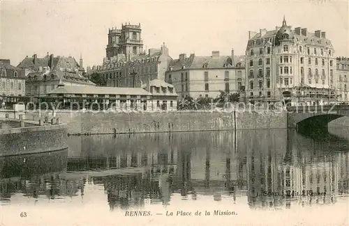 AK / Ansichtskarte Rennes_Ille et Vilaine Place de la Mission 