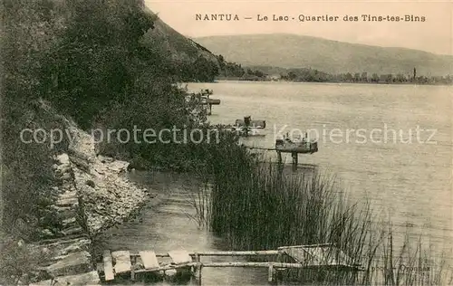 AK / Ansichtskarte Nantua Lac Quartier des Tins tes Bins Nantua