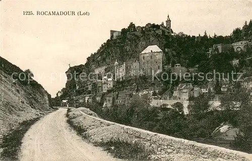 AK / Ansichtskarte Rocamadour Vue partielle Rocamadour