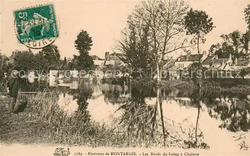 AK / Ansichtskarte Montargis_Loiret Les Bords du Loing a Chalette Montargis Loiret