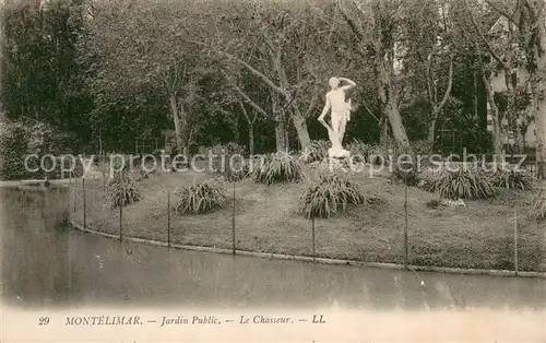 AK / Ansichtskarte Montelimar Jardin Public Le Chasseur Montelimar