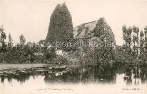AK / Ansichtskarte Calvados_Region Eglise de Criqueboeuf 