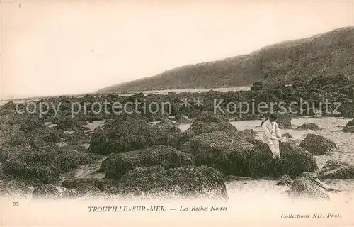 AK / Ansichtskarte Trouville sur Mer Les Roches Noires Trouville sur Mer