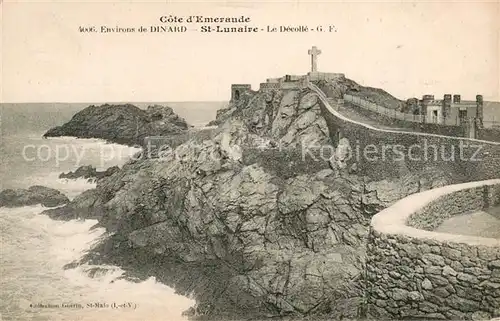 AK / Ansichtskarte Dinard_Ille_et_Vilaine_Bretagne St Lunaire Le Decolle Dinard_Ille