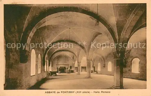 AK / Ansichtskarte Pontigny Abbaye de Pontigny Halle Romane Pontigny