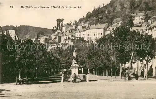 AK / Ansichtskarte Murat_Allier Place de lHotel de Ville Murat Allier