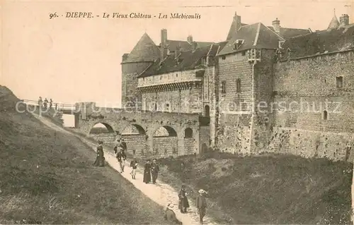 AK / Ansichtskarte Dieppe_Seine Maritime Le Vieux Chateau Les Machicoulis Dieppe Seine Maritime