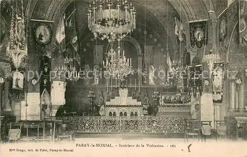 AK / Ansichtskarte Paray le Monial Interieur de la Visitation Paray le Monial