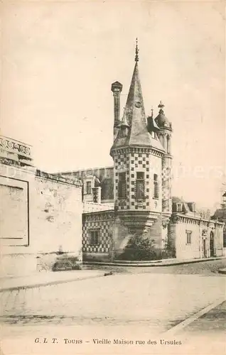 AK / Ansichtskarte Tours_Indre et Loire Vieille Maison rue des Ursules Tours Indre et Loire