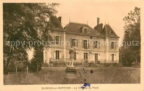 AK / Ansichtskarte Saint Denis sur Sarthon Le Chateau du Fault Saint Denis sur Sarthon