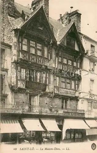 AK / Ansichtskarte Saint_Lo La Maison Dieu Saint_Lo