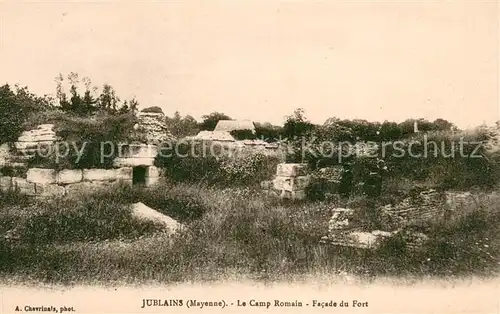 AK / Ansichtskarte Jublains Le Camp Romain Facade du Fort Jublains