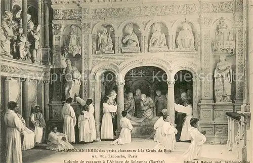 AK / Ansichtskarte Paris La Manecanterie des petits chanteurs a la Croix de Bois Paris