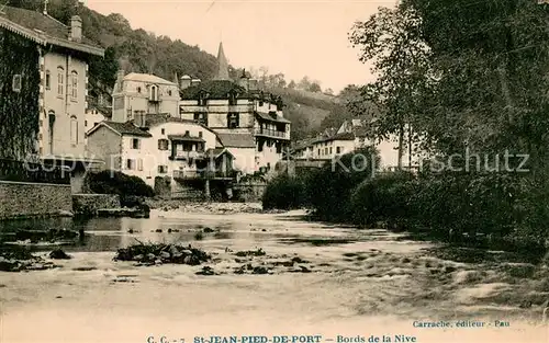 AK / Ansichtskarte Saint Jean Pied de Port Bords de la Nive Saint Jean Pied de Port