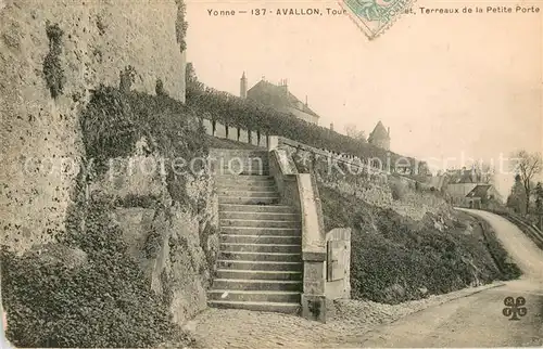 AK / Ansichtskarte Avallon Terreaux de la Petite Porte Avallon