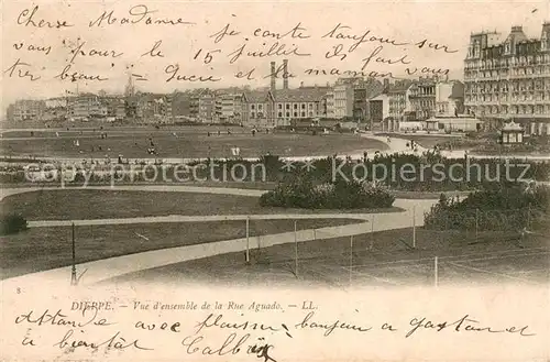 AK / Ansichtskarte Dieppe_Seine Maritime Vue densemble de la Rue Aguado Dieppe Seine Maritime